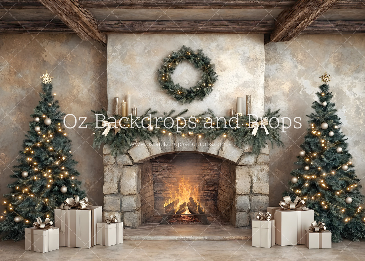 Twinkle Stone Fireplace