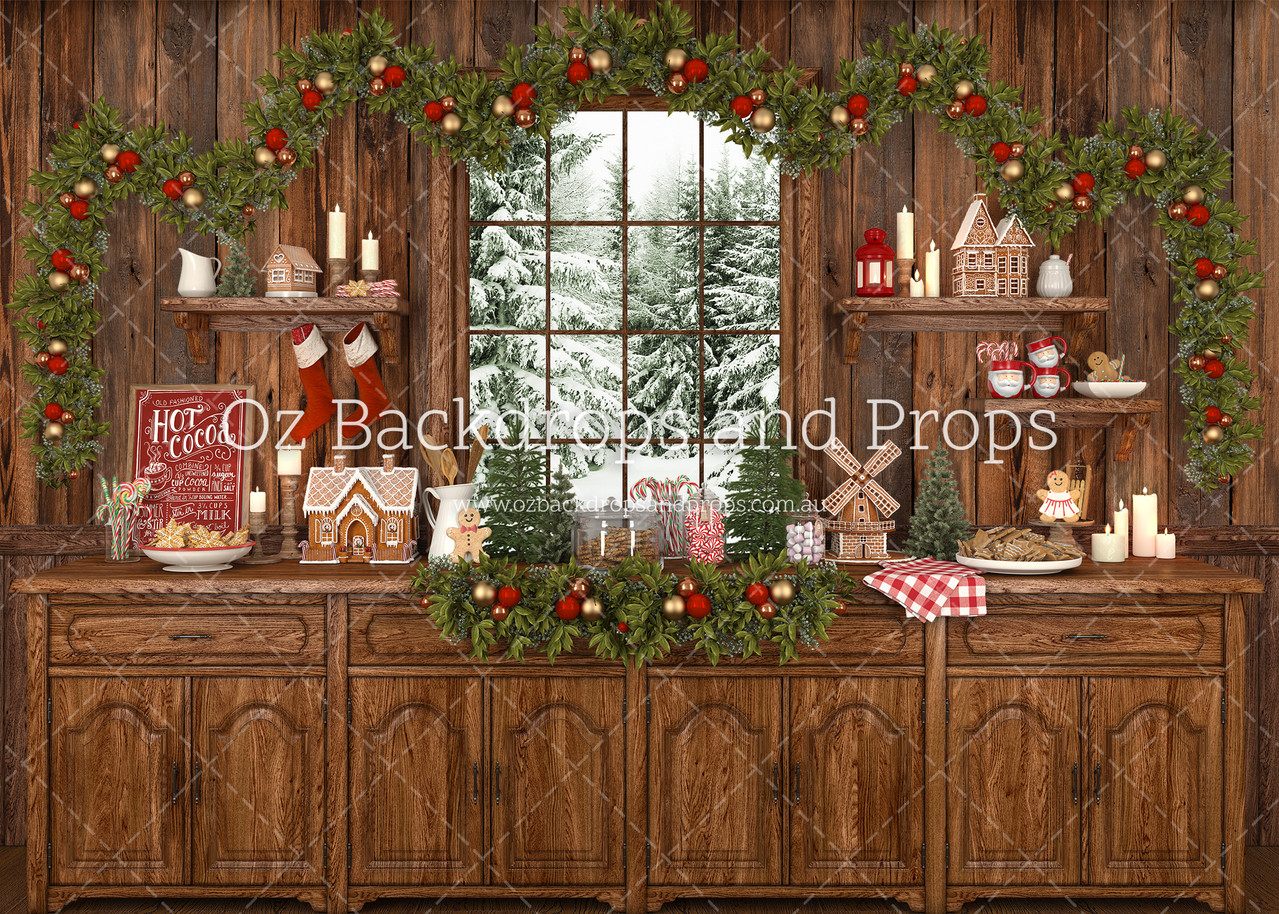 Magical Christmas Kitchen Dark