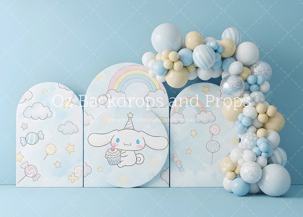 Blue Bunny Balloons