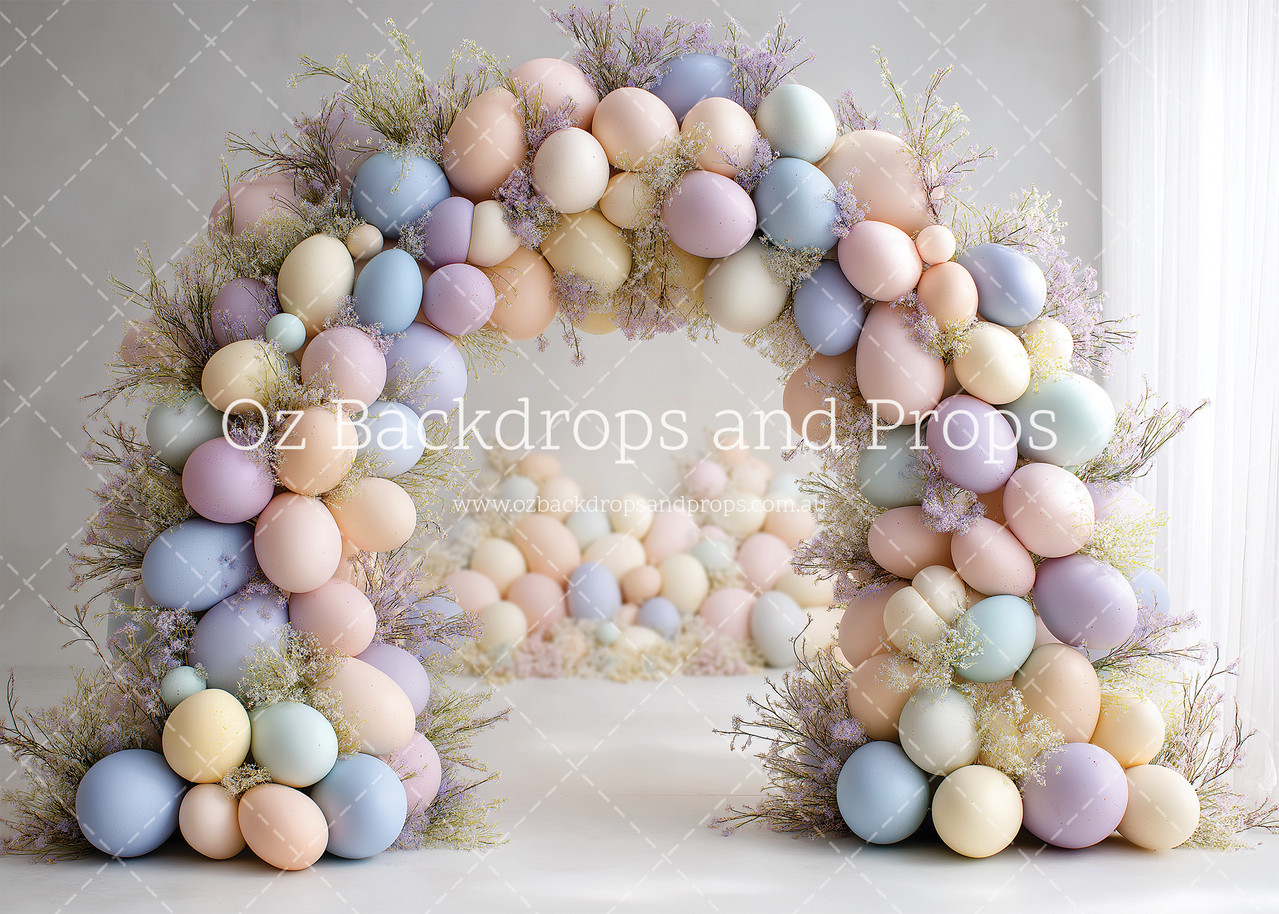 Pastel Egg Arch