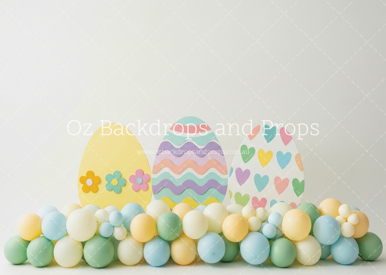 Painted Egg Balloons