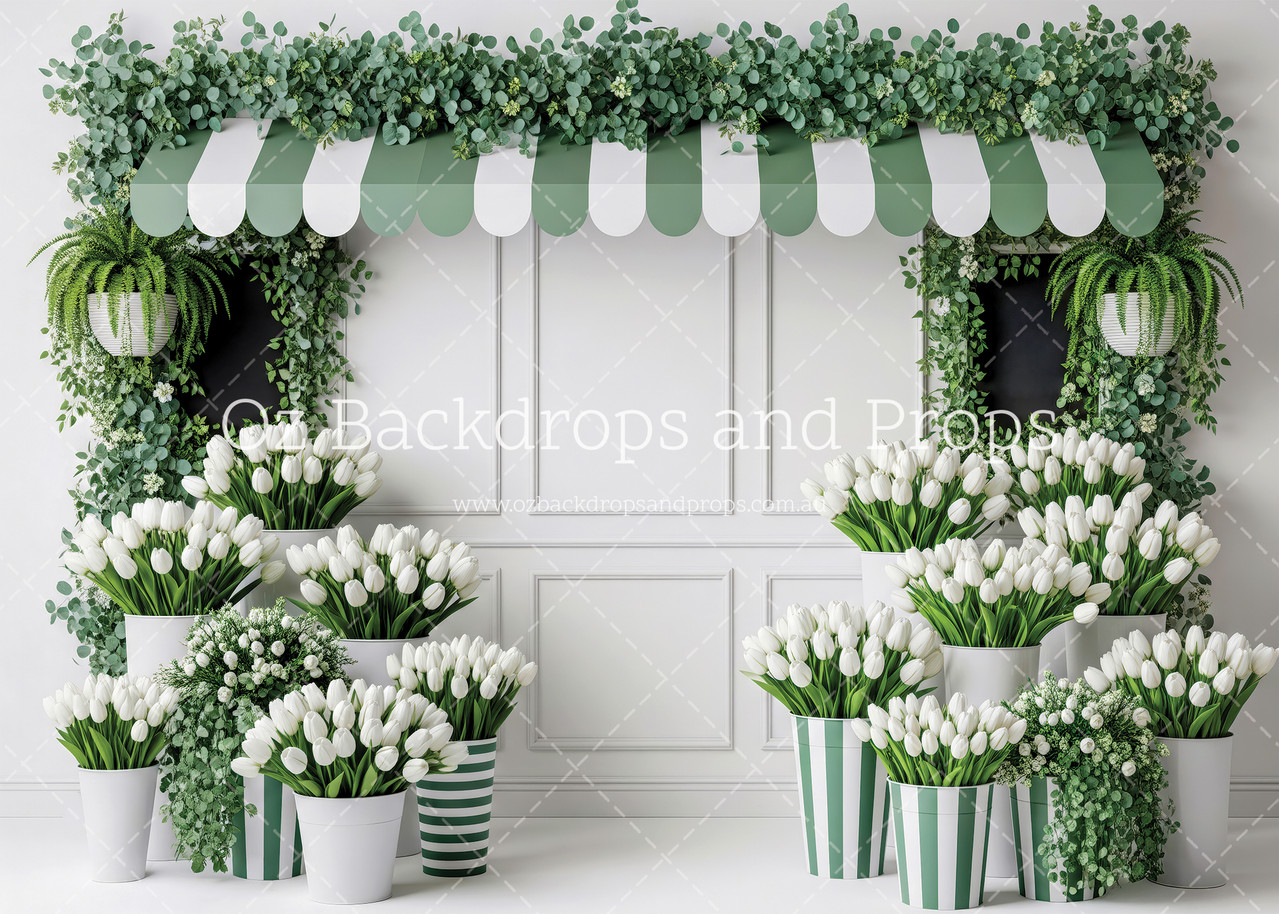 White Tulip Awning