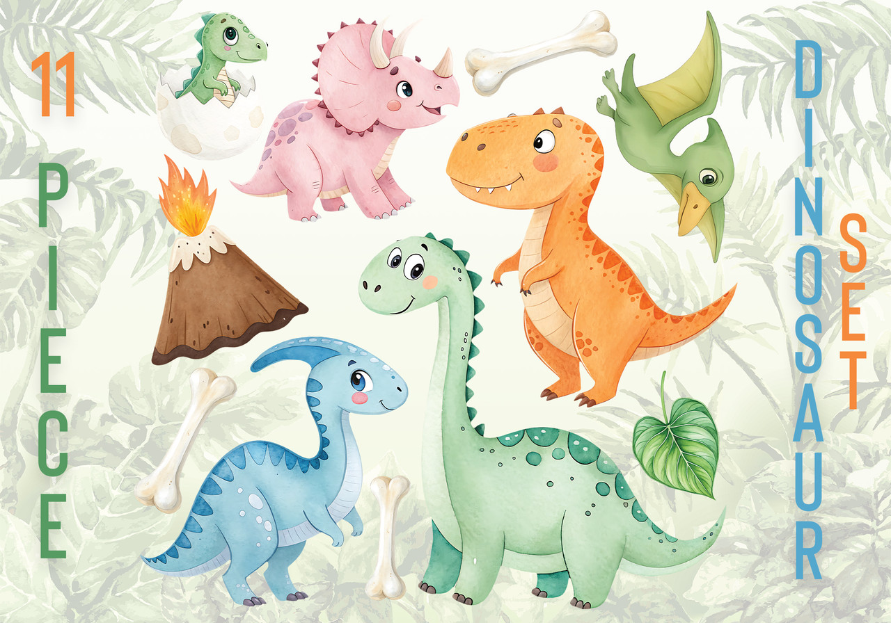 Dinosaur Cutout Set (11 piece)