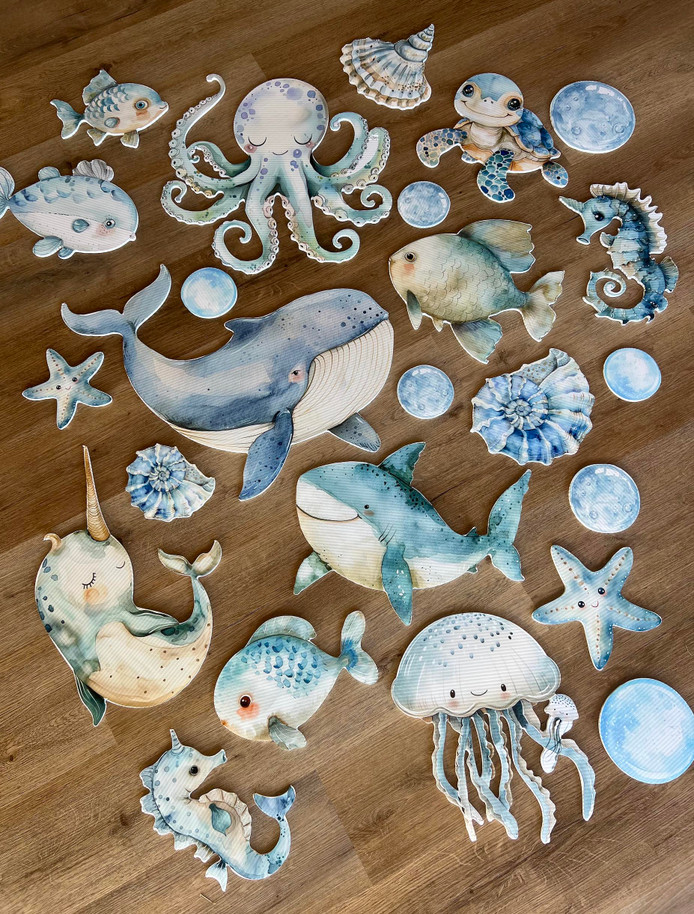 Under the Sea Cutout Set - 5mm Corflute