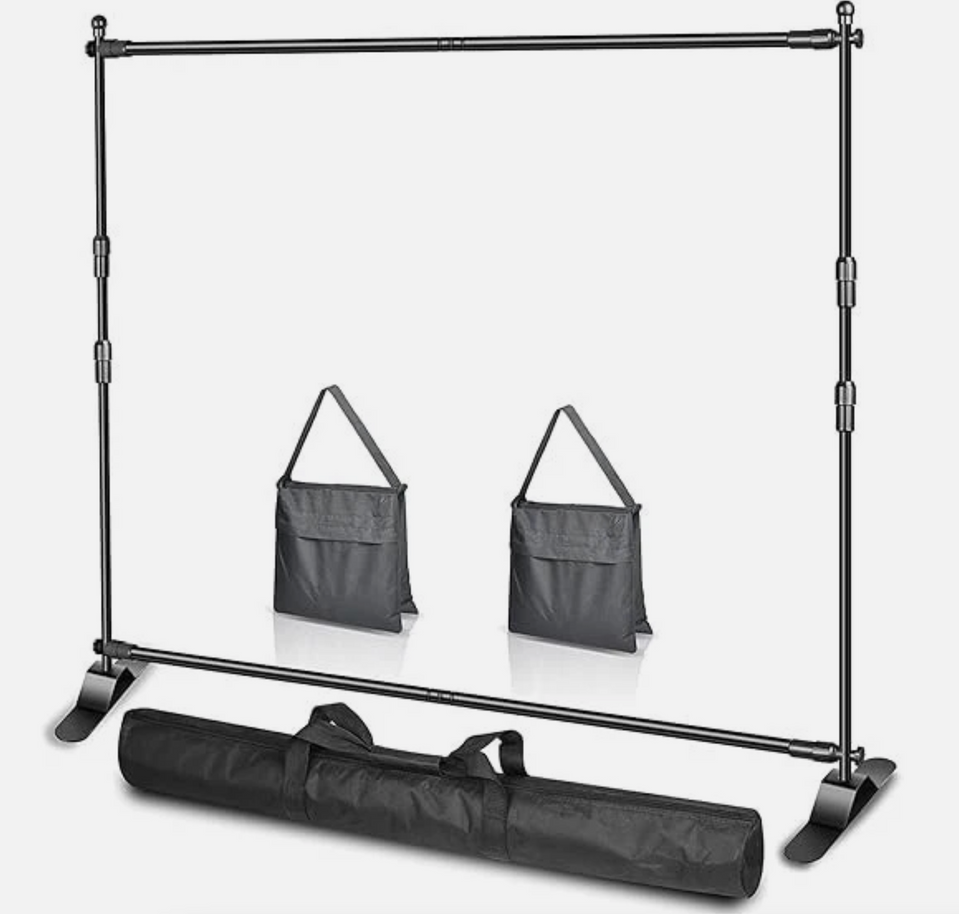 2.4x3m Heavy Duty Telescopic Backdrop Stand