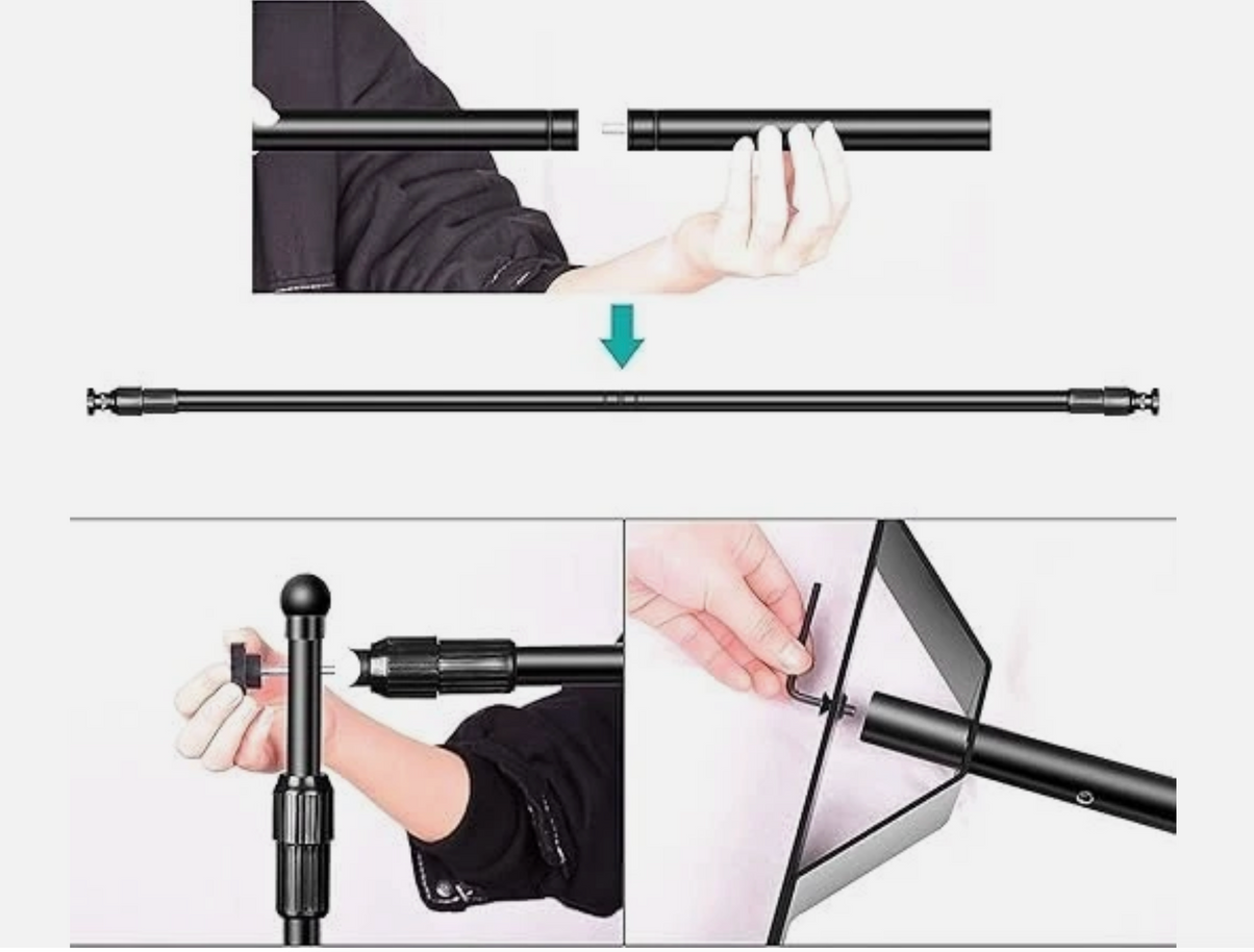 2.4x3m Heavy Duty Telescopic Backdrop Stand