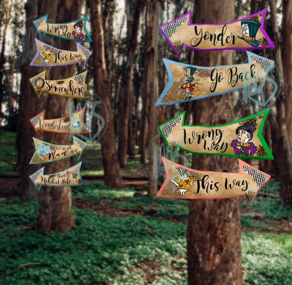 Custom Direction Signs