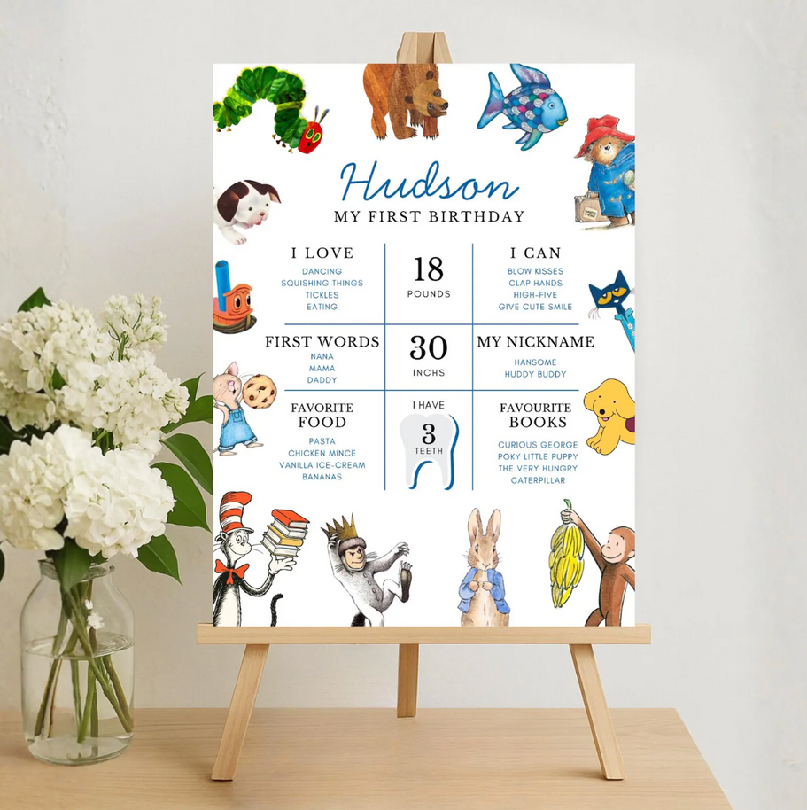 Custom Birthday Story Boards