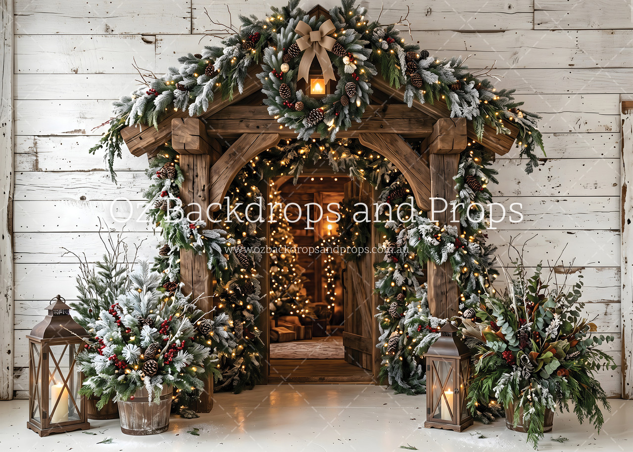 Cozy Christmas Entry