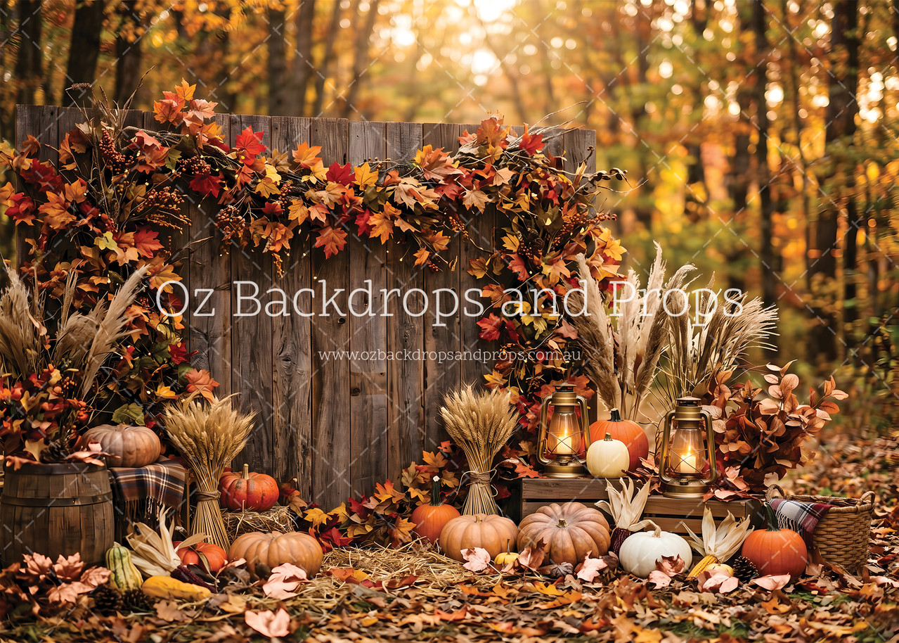Boho Fall Fence