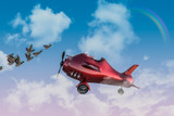 "Red Plane" Digital Backdrop