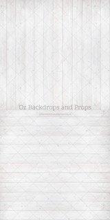 Washed Out White Wood Two in One