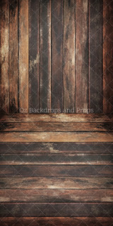Dark Grungy Wood Two in One