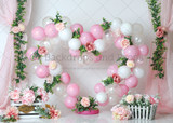 Love Balloons Floral with Basket