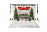 White Christmas Cocoa Cart