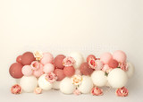 Creamy Blossom Balloons