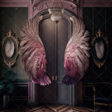 Blush Wings Set - Deluxe Fantasy Digital Backdrops