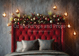 Red Velvet Headboard Red Velvet Headboard