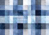 Checked Blue Grey