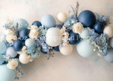 Floral Blues Balloons