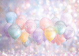 Pastel Glitter Balloons