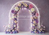 Lit Up Purple Arch