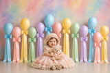 Pastel Bow Balloons