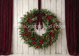 Crimson Velvet Wreath
