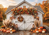 White Fall Barn