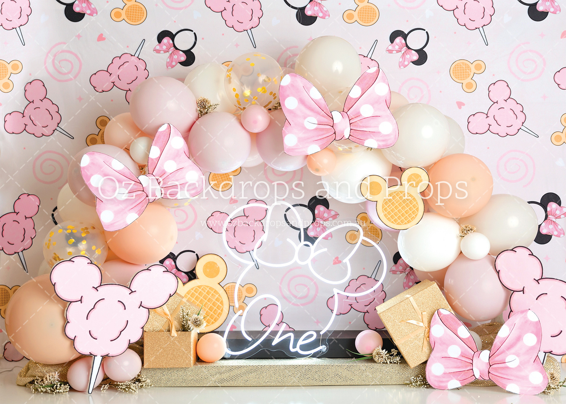 Minnie Mouse Bows - Oz Backdrops &amp; Props Pty Ltd