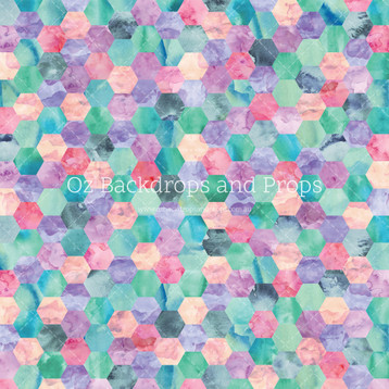 Multicolour Geo Tiles