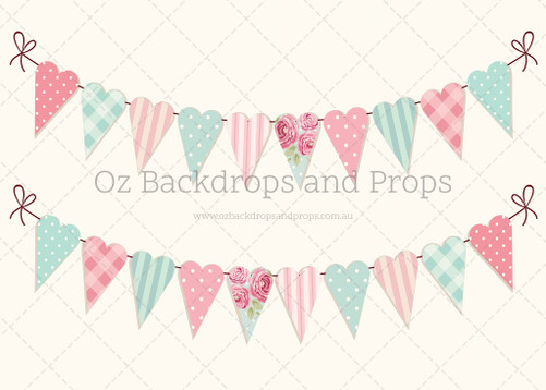 Patchwork Heart Bunting