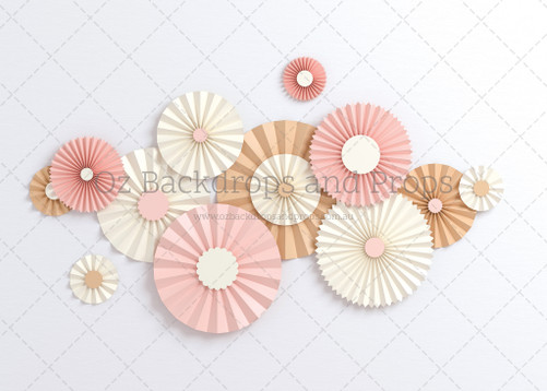 Pink Paper Fans