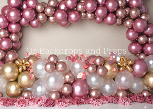 Sparkling Plum Balloons