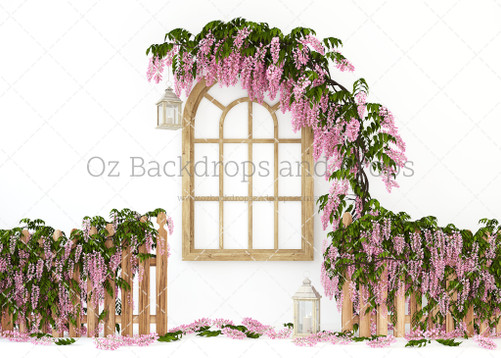 Wisteria Lane White Wall