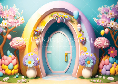 Easter Blue Door