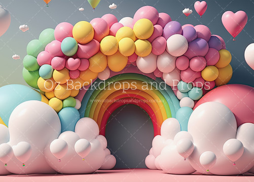 Deluxe Rainbow Arch Balloons