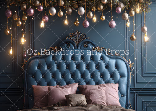 Elegant Blue Headboard Elegant Blue Headboard