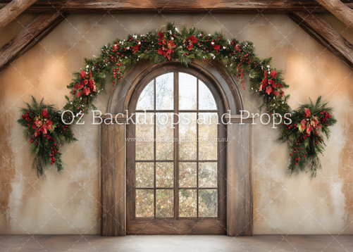 Holly Window Arch Holly Window Arch