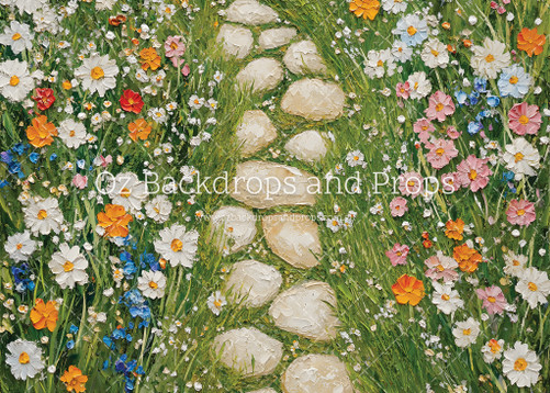 Painted Flower Path Painted Flower Path