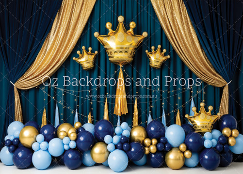 Golden Crown Balloons