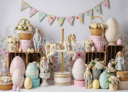 Floral Bunting Eggs