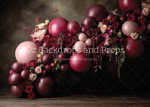 Burgundy Balloons
