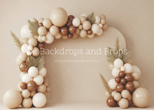 Natural Boho Balloon Arch