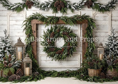 Bronze Lantern Pinecones