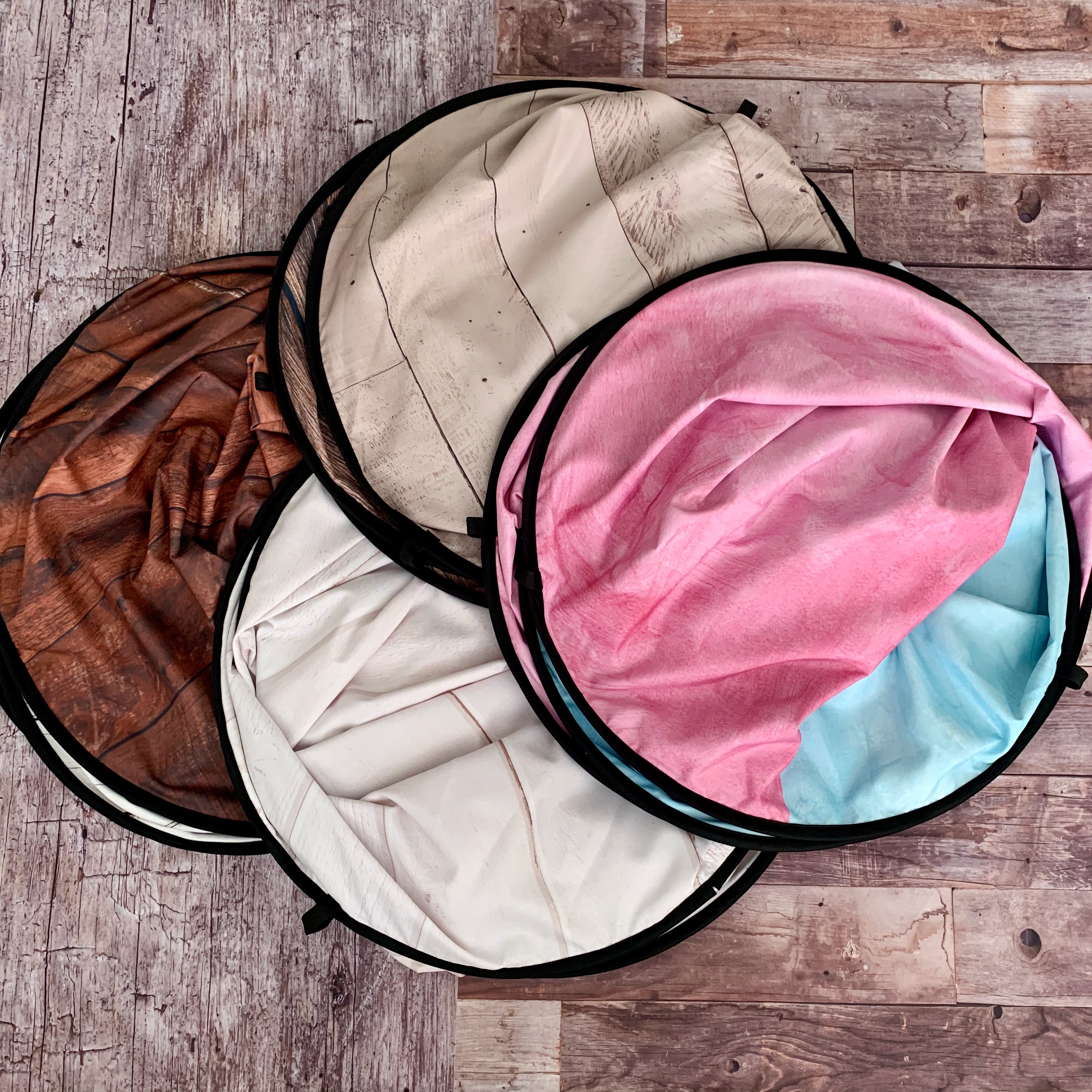 "Pop Up Drops" Reversible Collapsible Backdrops