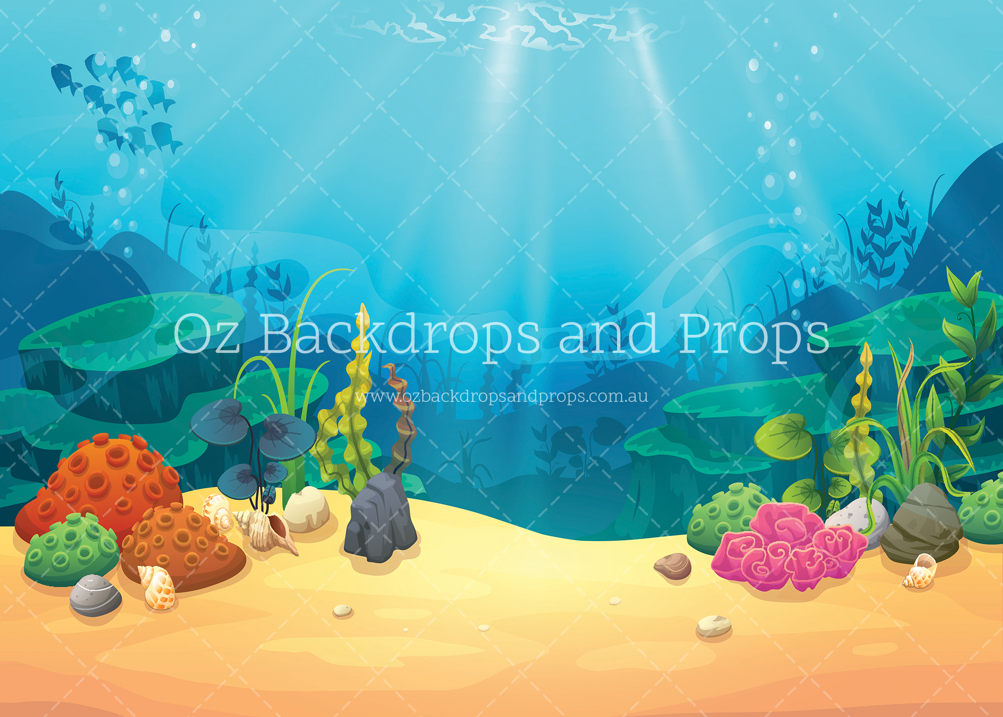 Ocean Floor - Oz Backdrops & Props