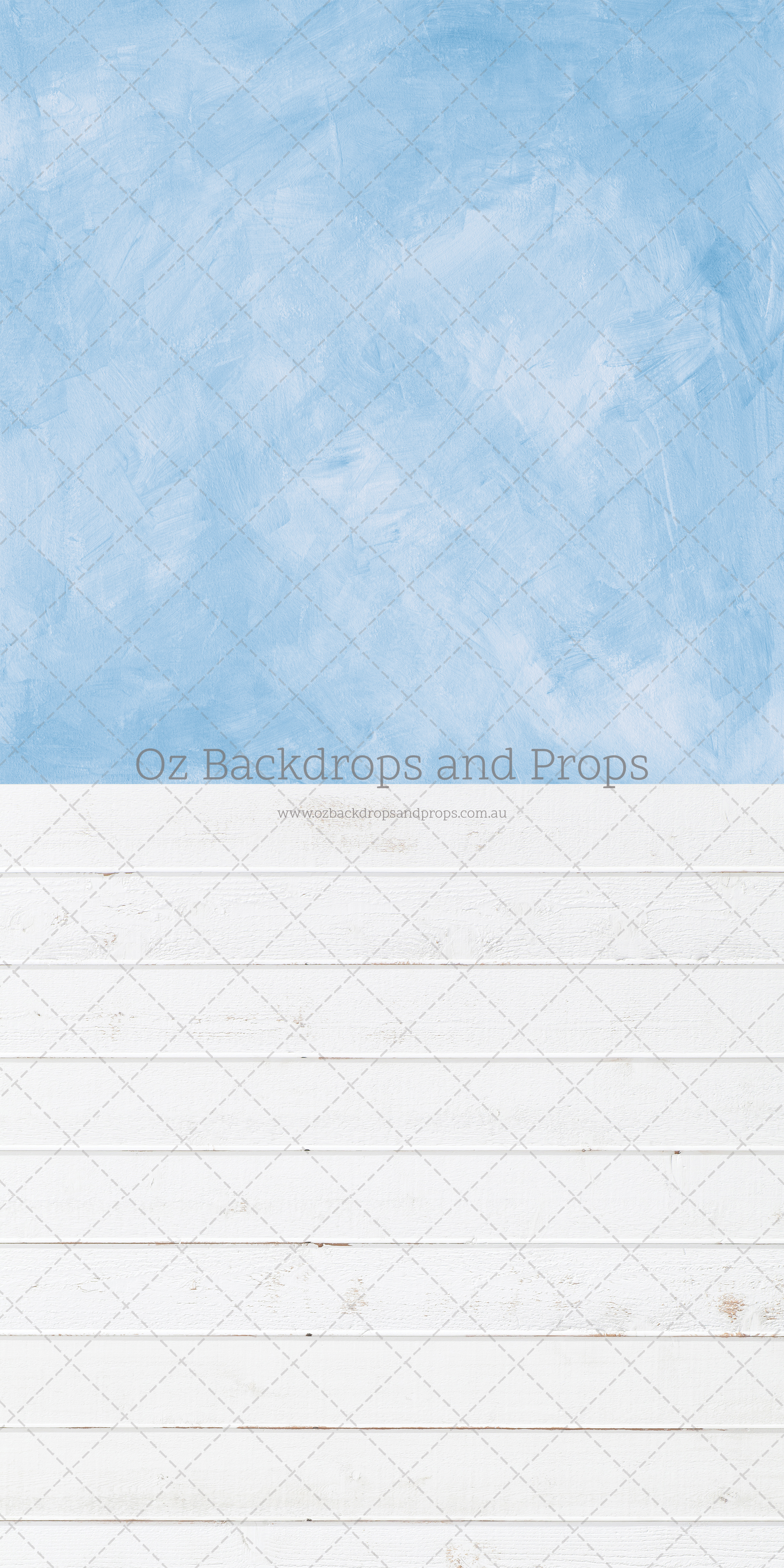 Hazy Blue Texture & Island Planks - Oz Backdrops & Props
