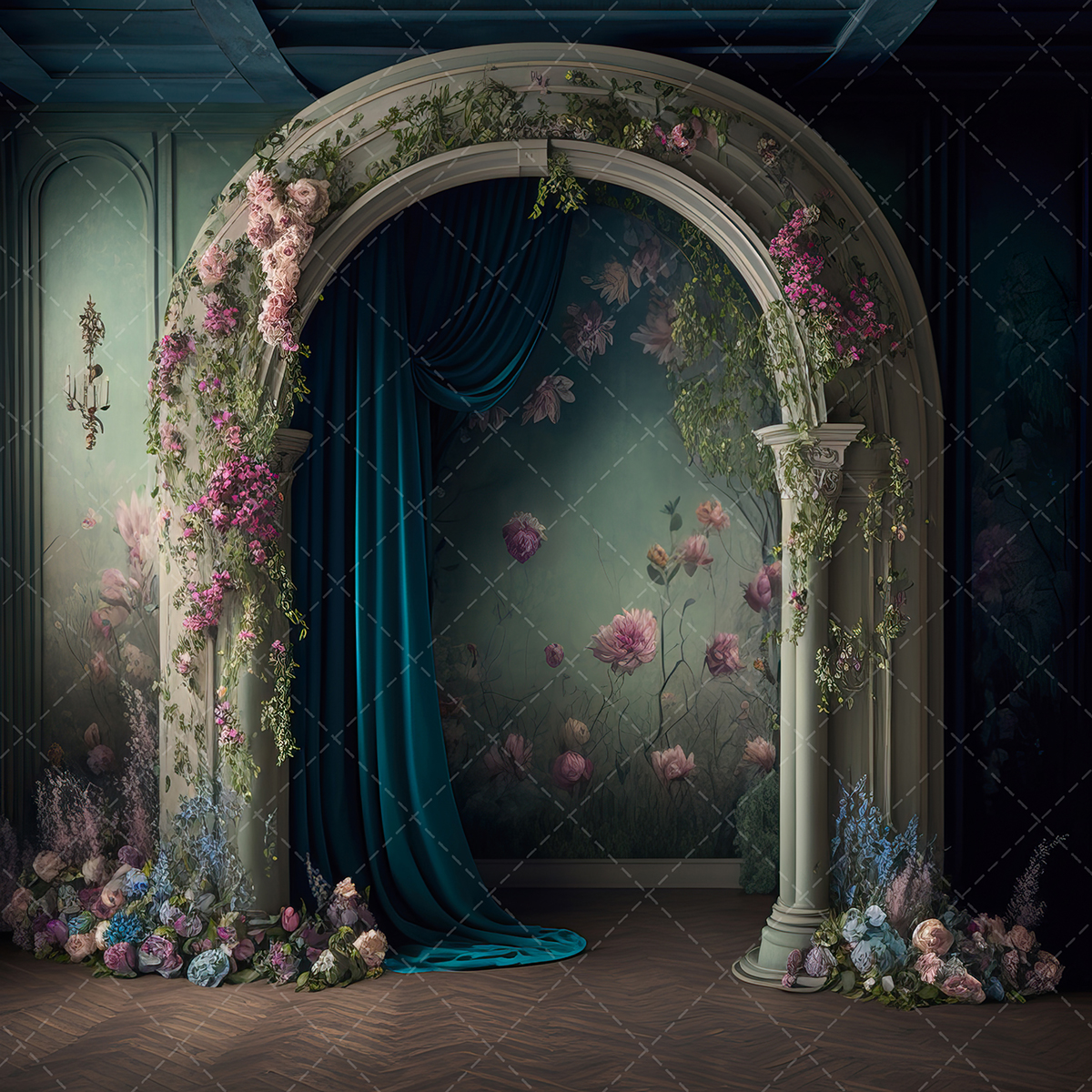 Arch & Window Set - Deluxe Fantasy Digital Backdrops - Oz Backdrops & Props