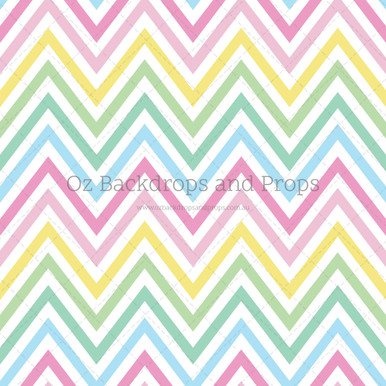 Pastel Chevron - Oz Backdrops & Props